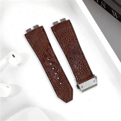 hublot oastrich strap|hublot change strap.